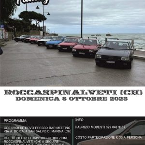 Roccaspinalveti (CH) Raduno Uno Turbo Club Italia Regioni Abruzzo/Molise